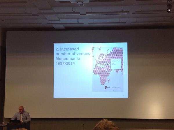 FrancescaGPolo's tweet photo. Guido Guerzoni about museomania effects #icee2014 http://t.co/4Nr6LQ3wke