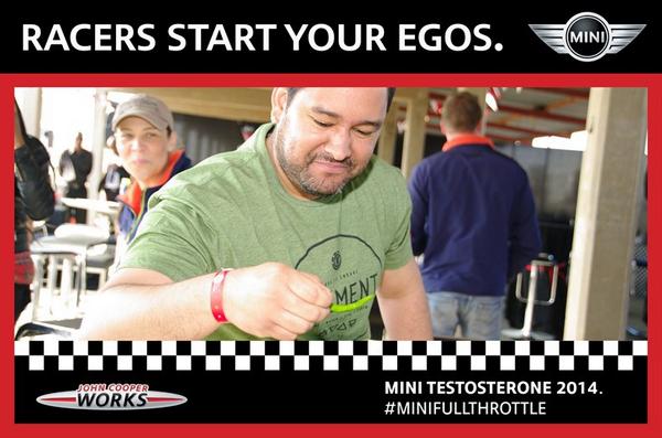 lancemroberts's tweet photo. Chilli eating like a boss!! #MINIFullThrottle http://t.co/8KTIAegcYb