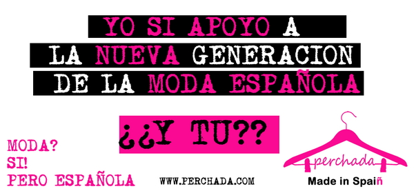 Perchada's tweet image. perchada.com
apoyamos a la nueva generación de la #moda española, difundimos su trabajo y sus exitos GRATIS