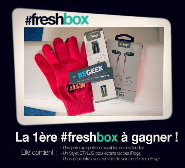 NicolasCatard's tweet image. Vous voulez tenter de gagner la 1ère #freshbox ? Follow + RT ce message. #freshnews #freshbox001