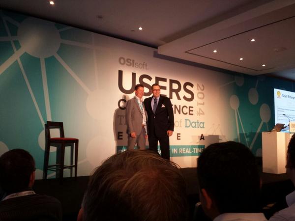 RaesemannEnt's tweet photo. Shell renewed their Enterprise Agreement. Big win for OSIsoft and Shell. #UC2014 http://t.co/VvHlwswVhf http://t.co/6BLGMre9On