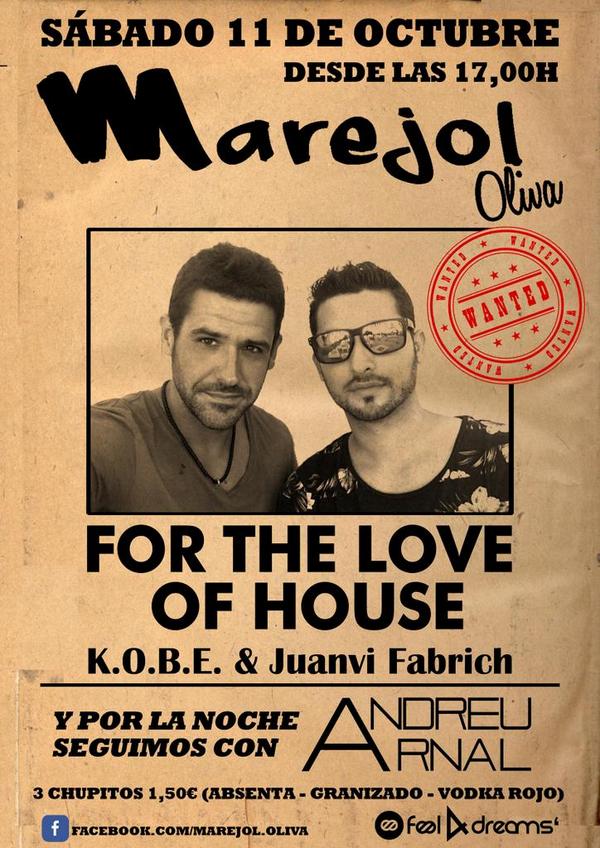 Feel4dreams's tweet photo. Sábado 11 octubre @marejololiva @k_o_b_e_music y @juanvifabrich desde las 17.00h y por la noche Andreu Arnal! http://t.co/CpXAgbWKt8