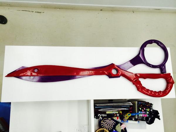 よもぎかしわ餅 断ち斬りバサミ完成しました さて 流子作り直しますか Http T Co Axf8g6qhal Twitter