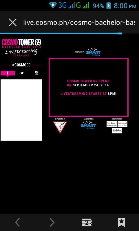 ynnagraziela's tweet image. Forever filipino time. Huhu 8pm daw hayayay! #JosephMarcoOnCosmo69 #COSMO69 #CosmoBachelorBash2014 @josephCmarco