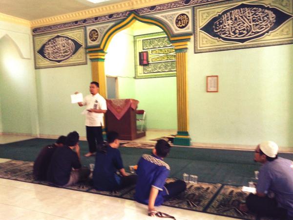 2 pekan yang lalu.. ada pembekalan Rohis dari bang Dayat #ROHISDAY #LatePost