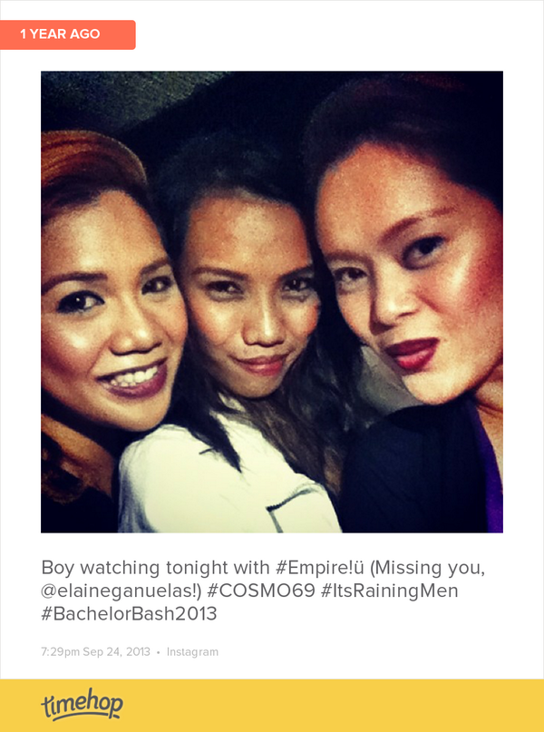 jopiesanchez's tweet image. This was exactly a year ago? 😯 Nice! #Cosmo69 #CosmoBachelorBash timehop.com/c/ip:551988466…