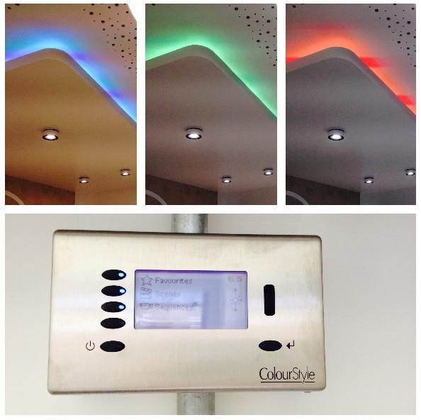 ModeEngineer's tweet photo. Colour changing today! #DMX #Colourstyle #lighting #electrician @gdaelectrical http://t.co/PLzK7x2ehy