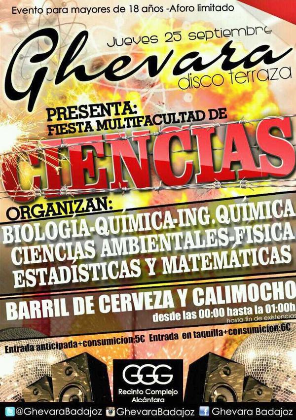 AndiamoRRPP's tweet photo. #MuyRico es poder disfrutar de otra noche de verano en @GhevaraBadajoz recien entrado el Otoño. #Oportunidad http://t.co/2k0lBfl8zN
