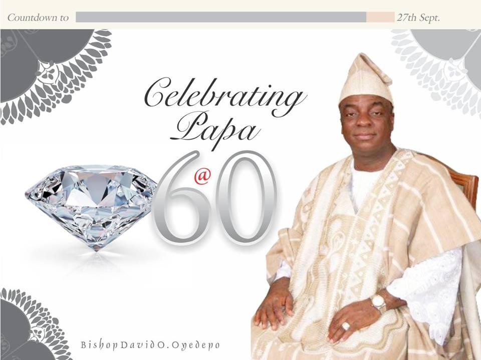 Happy 60th Birthday to Dr David Oyedepo. 