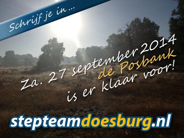 Zaterdag steptocht Posbank, meld je aan via stepteamdoesburg.nl/667  #posbank #achterhoek #doesburg #steptocht