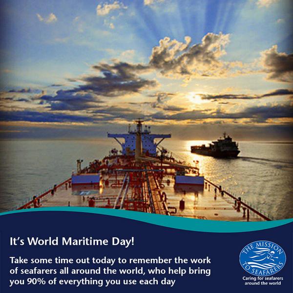 FlyingAngelNews's tweet photo. Today is #worldmaritimeday. Remember the work of #seafarers around the world - those who bring you 90% of everything http://t.co/gxgMnNl5Ch