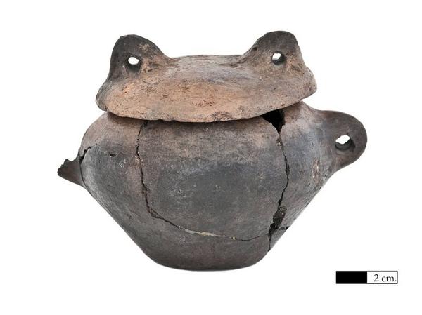 Rt'@estodotuyo: Pieza del mes en el #MuseoCanario cerámica encontrada en #Agaete  goo.gl/Vcetim '