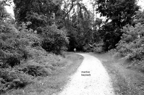 The rider came around the corner just as I took the photo.