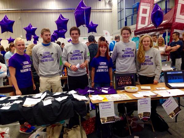 Come down and see all of our lovely members at the freshers fair today!! #leedsbeckettfreshers #LBU #rowing