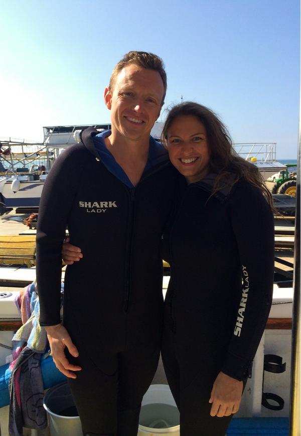MayaMSullivan's tweet photo. Officially in #love with #CapeTown after #diving with great white #sharks. Scenery, #arts, #wildlife. CT has it all! http://t.co/id5RHN8y6d
