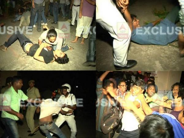 Solidarity with #JadavpurUniversity from #Shahbag. Shame for the police brutality over the protesters. #hokkolorob