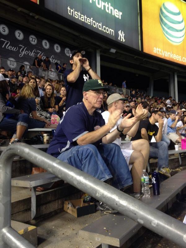 theSPOTwire's tweet photo. Give me a K!... 'K!'... You got your K You got your K!!! #MyYankeesChant  #kman #section237 http://t.co/P7NmE80hij