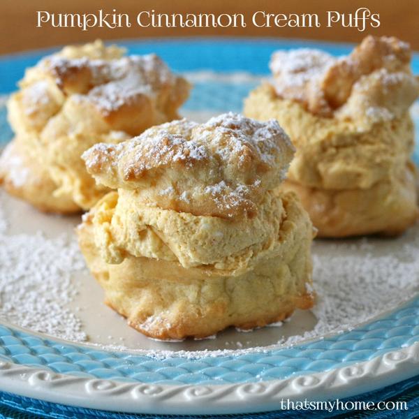 MaryEllenrecipe's tweet photo. PUMPKIN CINNAMON CREAM PUFFS Cream puffs filled with a pumpkin cinnamon spice filling..#lorann
http://t.co/hRG8nPevWX http://t.co/bfIHFOmUaZ