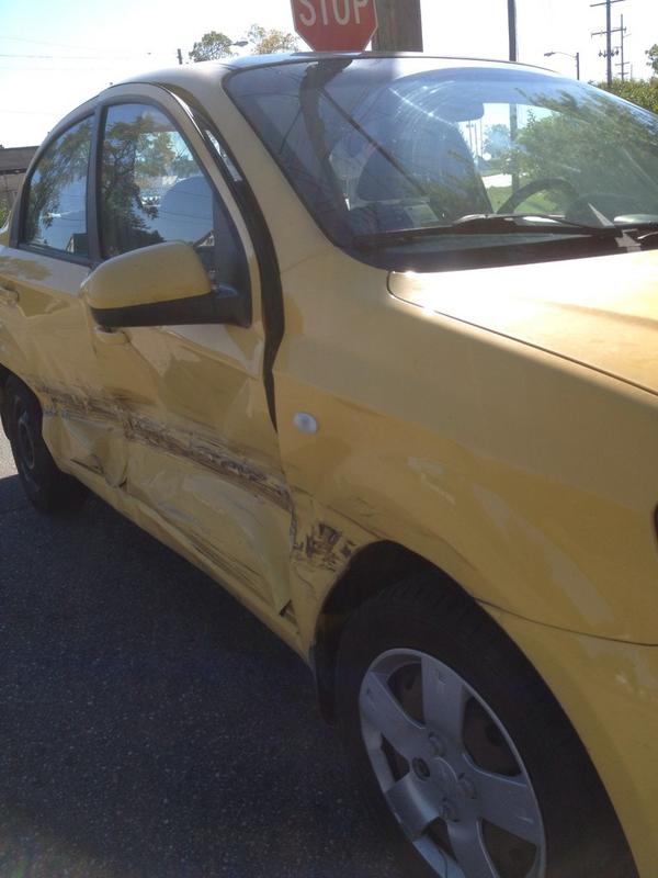 Conductor4077's tweet image. If the passenger side of your car is smashed in, you're gonna have a bad time.