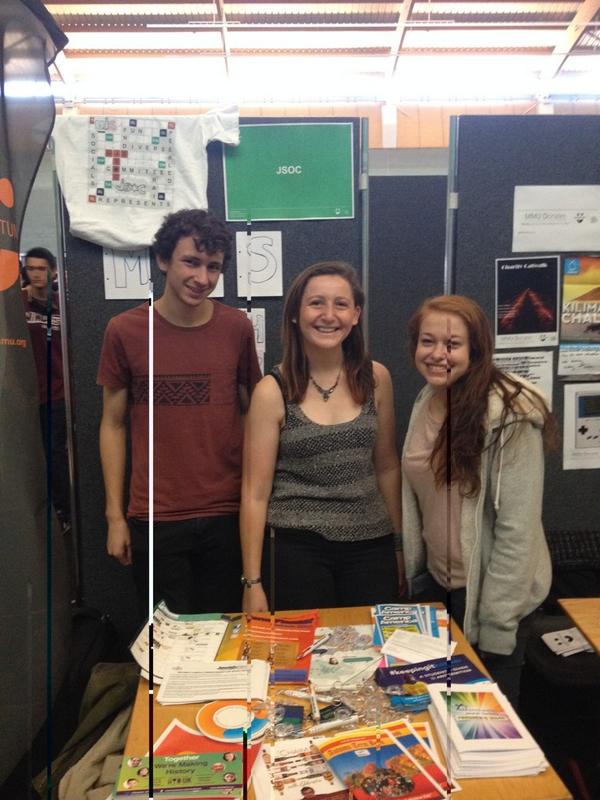 UJS_UK's tweet photo. Another busy day at Freshers fairs, including: Edge Hill, Reading, City and Manchester Met #64daysoffreshers http://t.co/XgOEY62e3V