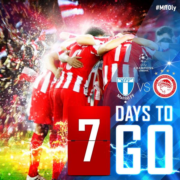 #Olympiacos #Malmo #Countdown #ChampionsLeague #UCL