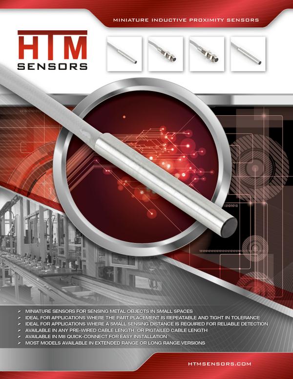 HTMSensors's tweet image. Miniature #Inductive #ProximitySensors are perfect for tight spaces.