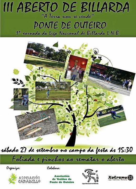 OVaralBillarda's tweet photo. Este sabado comeza a tempada na conferencia norleste. Xa sabedes: #aterranonsevende. #billarda http://t.co/3IaxyLuzoa
