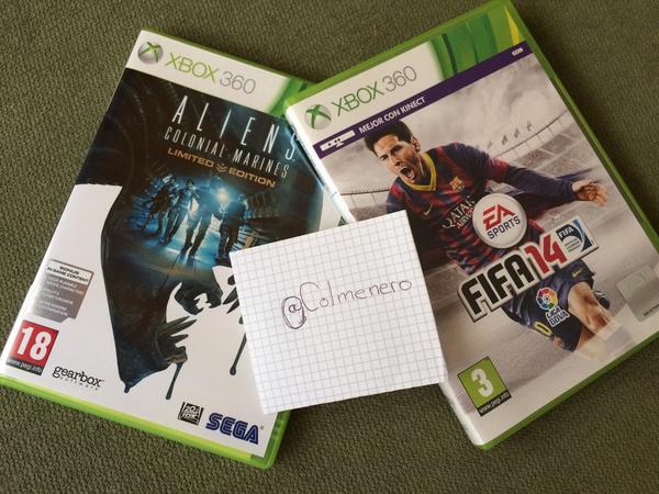 Colmenero's tweet photo. Regalo estos dos juegos. #TuitSerio http://t.co/25HEuzPFGo
