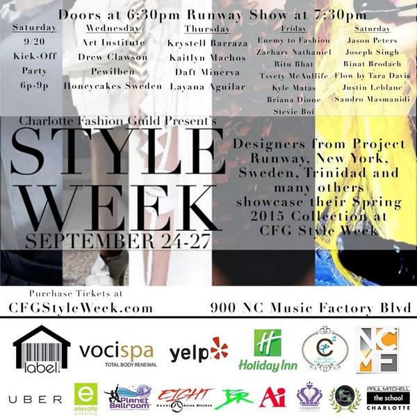 CFGStyleWeek's tweet photo. #CFGSW begins today!!! http://t.co/v4JjbkH7LY