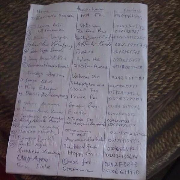 ENOCKMAWULI's tweet image. Who said journalists will boycott Gyan's Peace press. ''Soli '' be what... Check