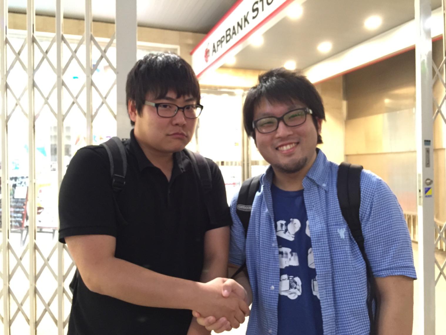 マックスむらい たかはしくん Itakahashikun とテルーマン 和解の握手 Http T Co Eczxh97dfd