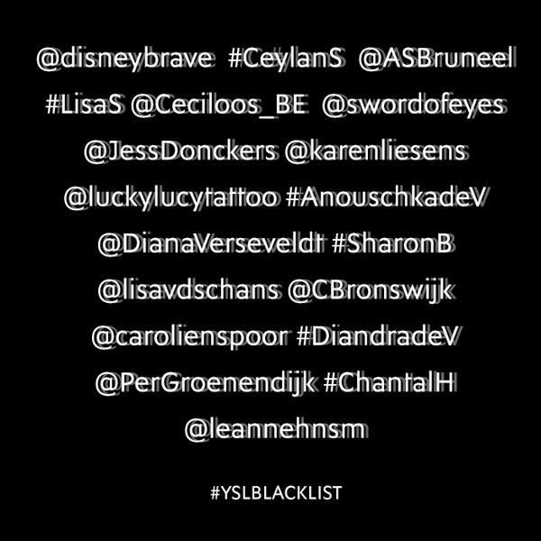 We celebrate for these 20 addicted fashionita’s winners with a dose of #YSLBlackOpium addiction. #YSLBlacklist.