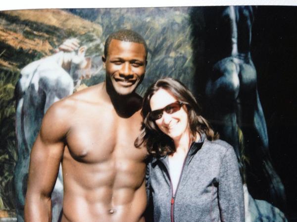 sandygirlmac's tweet photo. Great time at Abercrombie store on the Champs-Élysées. Male models everywhere! http://t.co/ALaWC00HJi