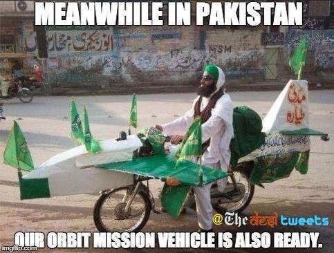 TheDesiStuff's tweet photo. While every Indian is feeling proud about it.
And Pakistan...
#Mangalyaan
#MarsMission
#ProudIndian
#IndiaAtMars http://t.co/khj3E63VZI