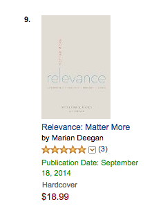 MatterMoreTom's tweet photo. So honored that #Relevance: Matter More is #9 on Amazon's new Sales &amp; Selling releases list! http://t.co/C5SBmt1Iqr http://t.co/NGBEJ1tbLC
