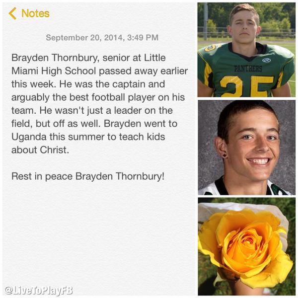 ThadCastIe_'s tweet photo. RETWEET to show respect! 🏈🙏 http://t.co/XmhJupsLRD