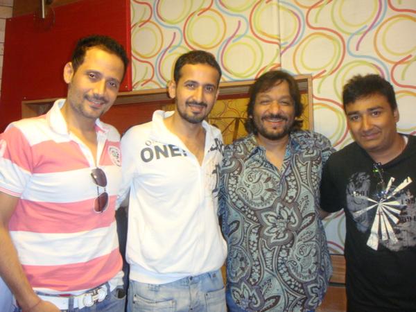 With the melodious @RoopkumarRathod ji when we recorded Budhha's title song @Mann_meetbros
