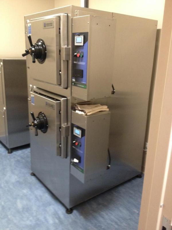 LBRScientific's tweet photo. Tower mount Consolidated Autoclaves installed by LBR Scientific at Pace University in NYC. http://t.co/WkFBY17Qn4