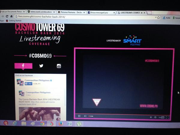 meannedmlnta's tweet image. Woot woot 😍 #CosmoBachelorBash2014