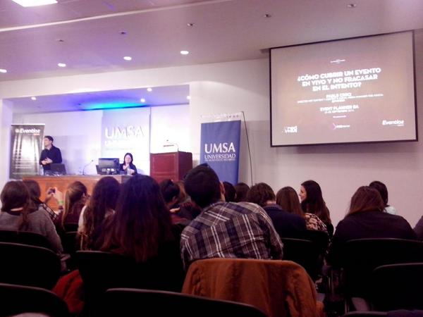 evazquezbrotto's tweet photo. 2da parte de #EventplannerBA con @pmcroci @EventiozBA en @UMSA_Oficial http://t.co/XvrTRIrcsw