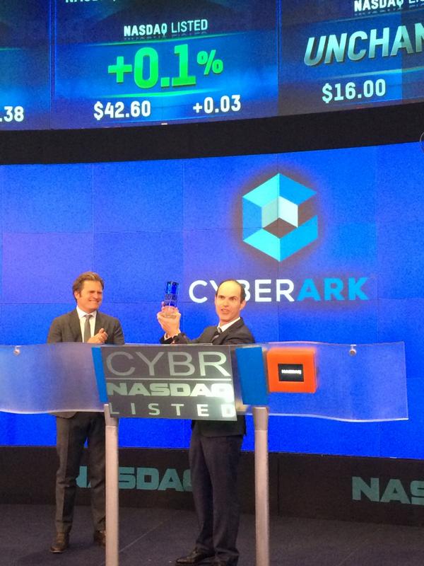NasdaqExchange's tweet photo. Welcome to @NASDAQ $CYBR, proud to have you as a #NASDAQListed Company! @CyberArk http://t.co/3ci93ZwlPn