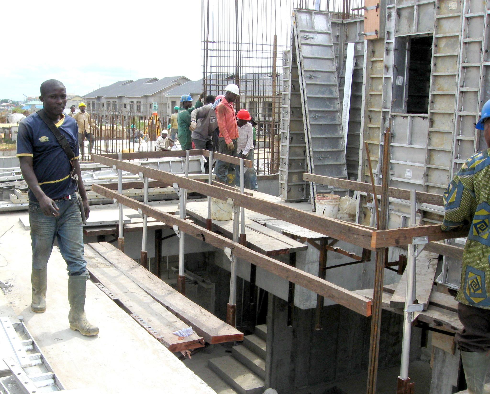 Concrete Forms on Twitter: "#Concrete #construction in #Nigeria using