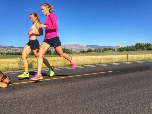 NewtonRunning's tweet photo. Capturing the Newton "Aha Moment" at an early morning photo shoot in Boulder! #HelloBetter #LugShot http://t.co/uQVRUlTDn8