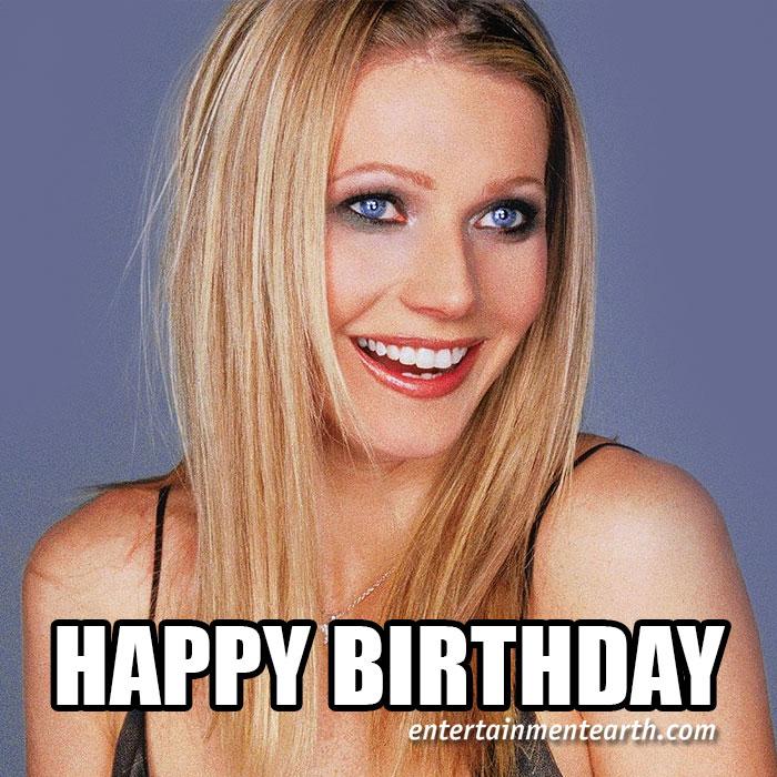 Happy 42nd Birthday to Gwyneth Paltrow of Iron Man! Shop Collectibles:  