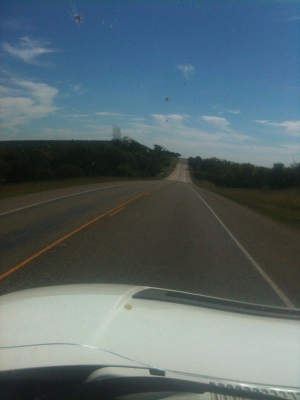 NateADrummer's tweet photo. The road goes on forever and the party never ends.  Lampasas here we come. http://t.co/ULnZpUEvQm