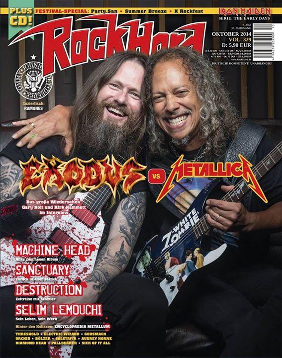 The Orchard on X: Check it out! @ExodusAttack AND @Metallica featured on  @rockhardmag side by side: #metalove  / X