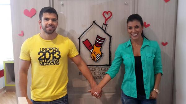 RosaCaiafar's tweet photo. Que armonía se siente en la fundación casa Ronald MC Donald gracias por la invitación @DavidHenaoModel http://t.co/64EdNdRE5n"