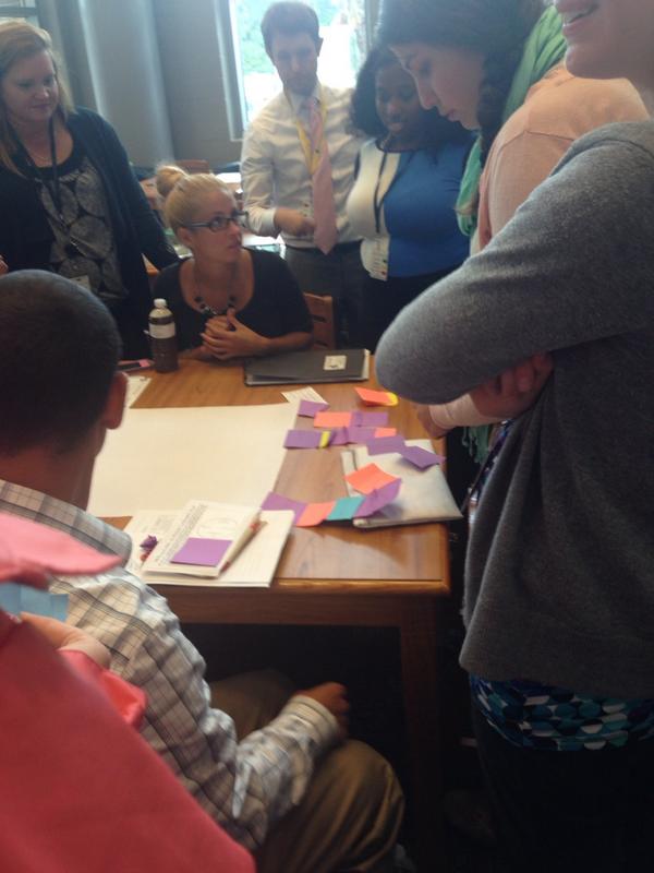 <a href="/ccsdacce/">A.C. Corcoran </a> Teachers create code of cooperation for our training today! #ccsdpl ”