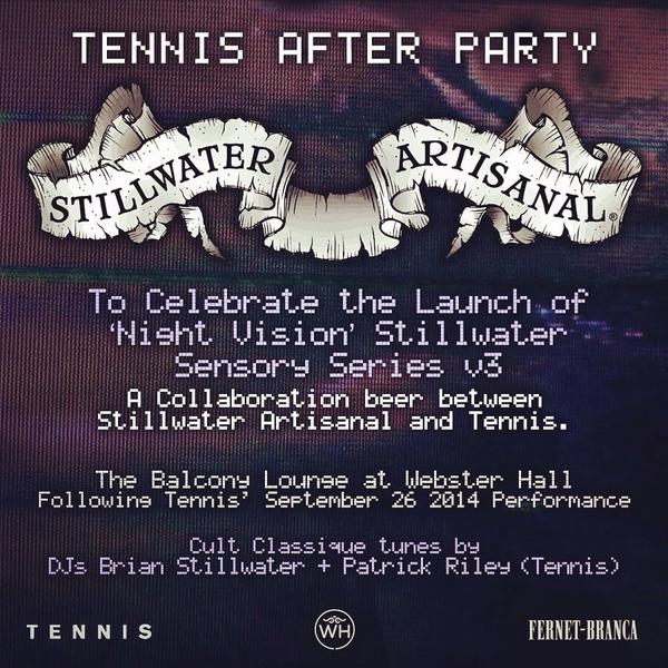Stillwater_Art's tweet image. join us @TennisInc and @FernetBranca at @WebsterHall this Friday!!