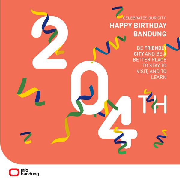 Selamat ulang tahun kota kita tercinta! :* #204thBDG